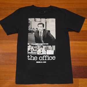 The Office Men's Black T-shirt Size S